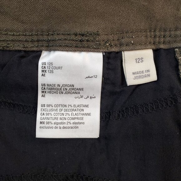 Style & Co Womens High Rise Tummy Control Straight Leg Pants Size 12S Deep Moss - Picture 11 of 15